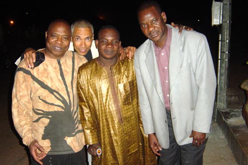 Photo album: Moussa Diallo with musical friends and colleagues.